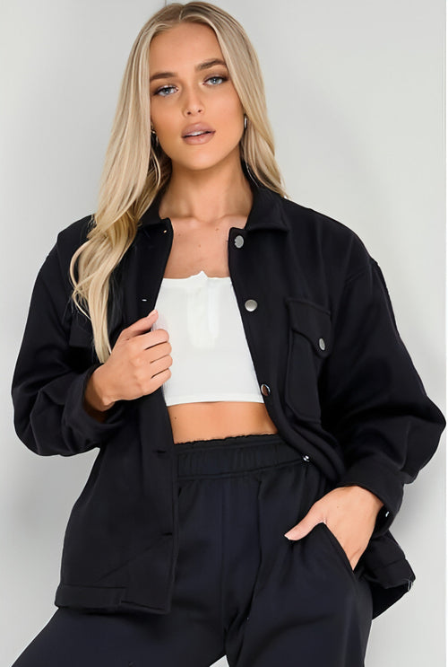 Collar Coat Streetwear Jacket For Women