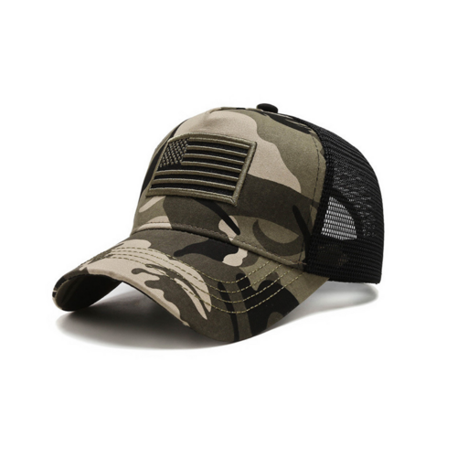 JupiterGear American Flag Trucker Hat with Adjustable Strap |