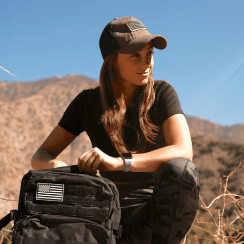 JupiterGear American Flag Trucker Hat with Adjustable Strap |