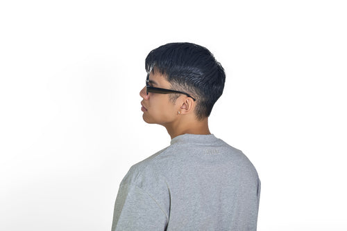 DROP SHOULDER 100% COTTON T-SHIRT