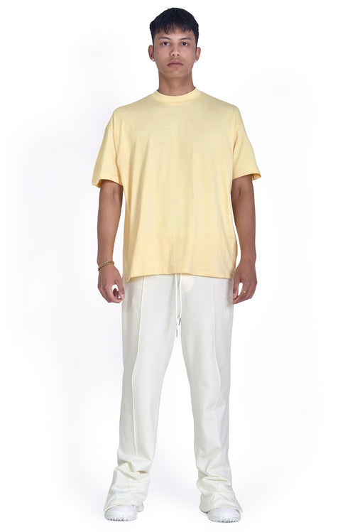 DROP SHOULDER 100% COTTON T-SHIRT
