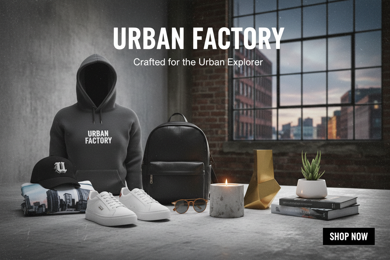 Urban Factory Decor & Streetwear Hero
